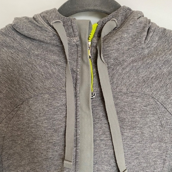 Lululemon After Asana Hoodie Size 8 Heathered Medium Grey - Picture 12 of 16